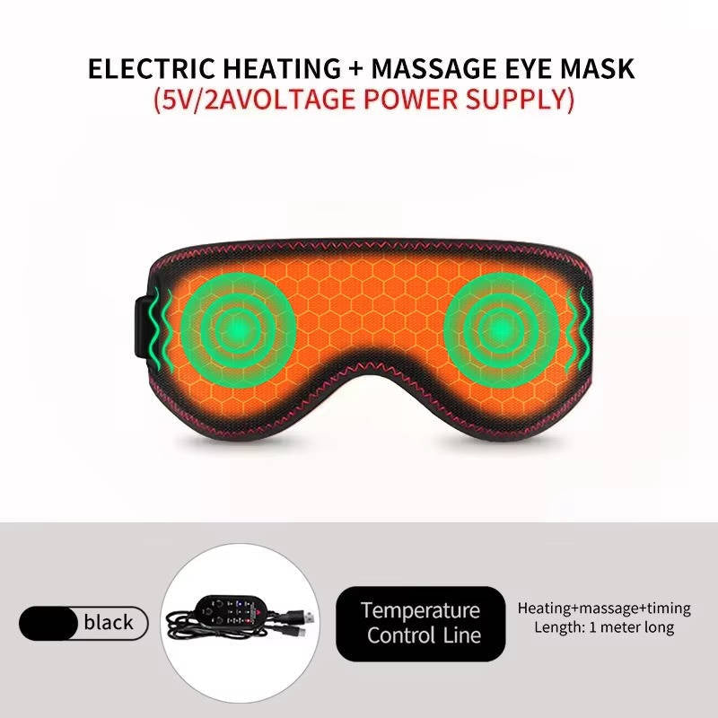 Hendrano™ Heated Eye Mask with Three Heat Levels and Massage Mode