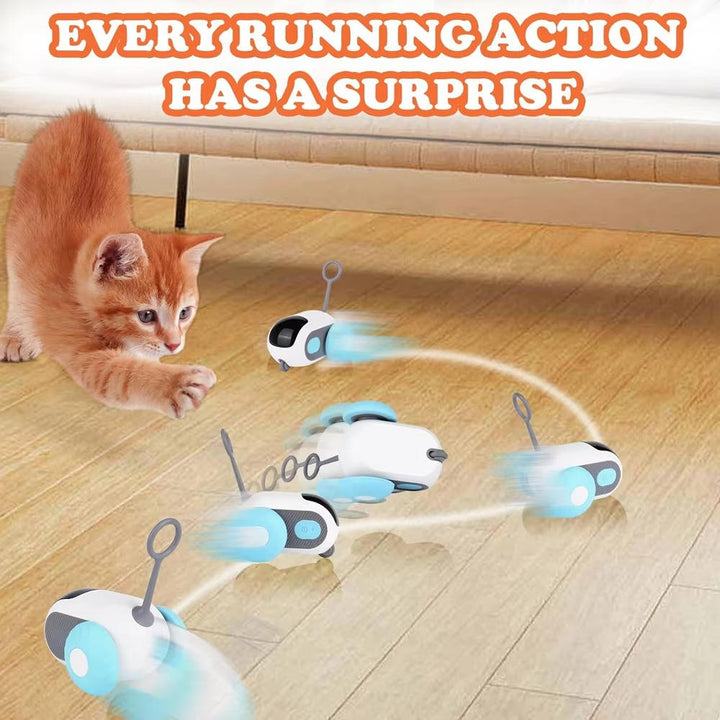 Remote Control Cat Toy with Obstacle-Avoiding Auto Mode