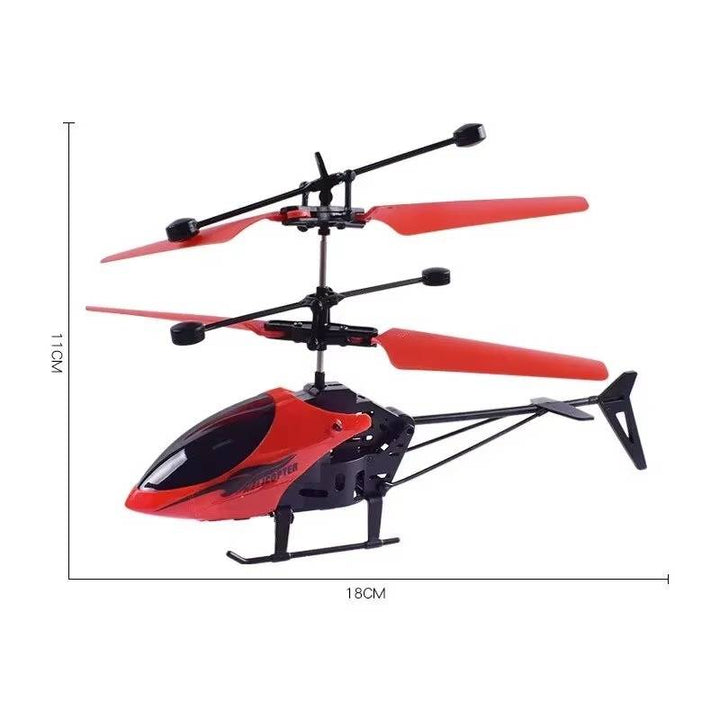Easy-Fly RC Helicopter with One-Touch Takeoff for Kids