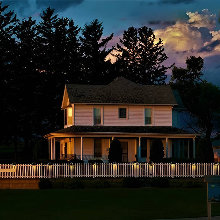 Solar Motion Sensor Stair Light for Fences and Decks