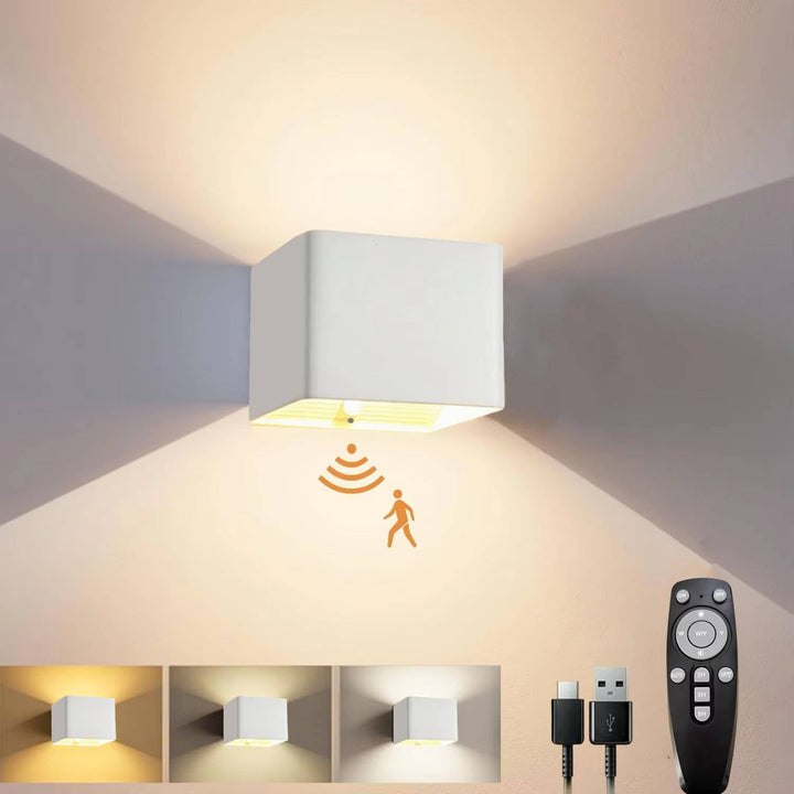 Rechargeable Motion Sensor Wall Light with Remote