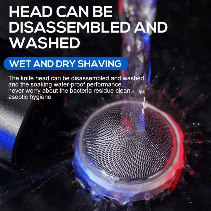Mini Electric Shaver with LED Display, Wet &amp; Dry Waterproof