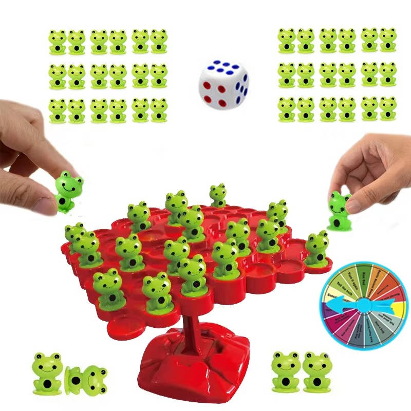 Frog Balance Math Game for Kids – Counting &amp; Stacking STEM Toy