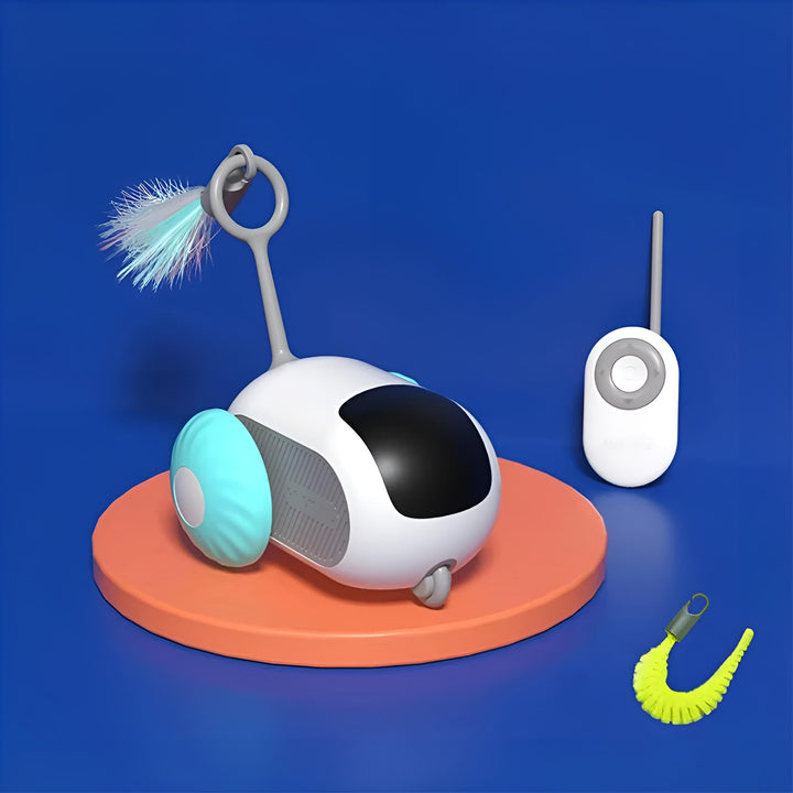 Remote Control Cat Toy with Obstacle-Avoiding Auto Mode