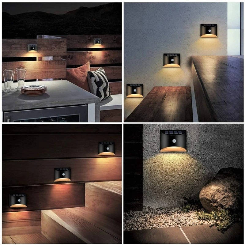 Solar Motion Sensor Stair Light for Fences and Decks