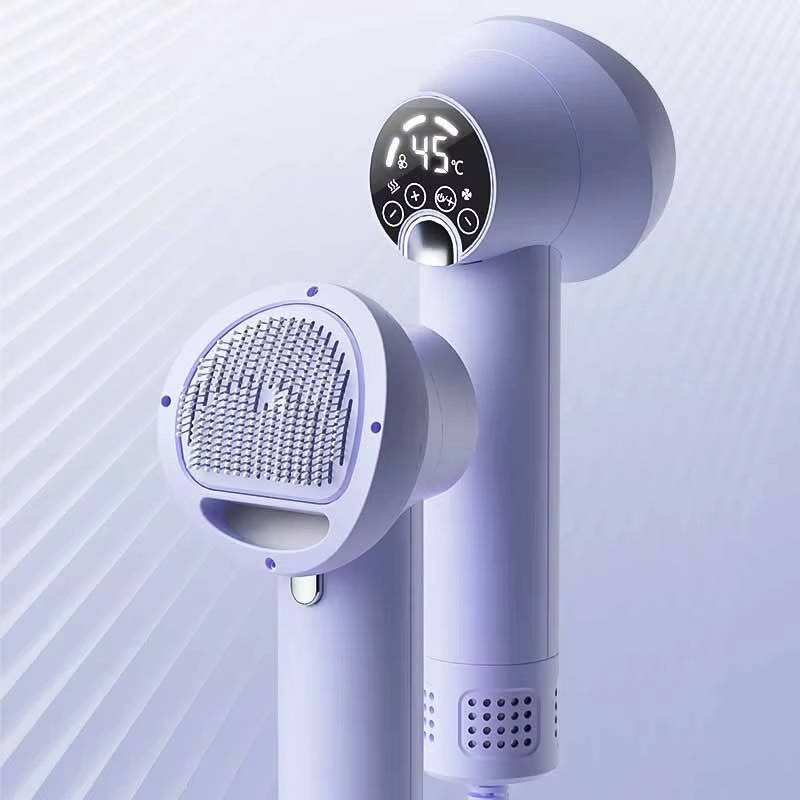 Hendrano™ Quiet Pet Hair Dryer with Comb Brush and 4 Speed Settings