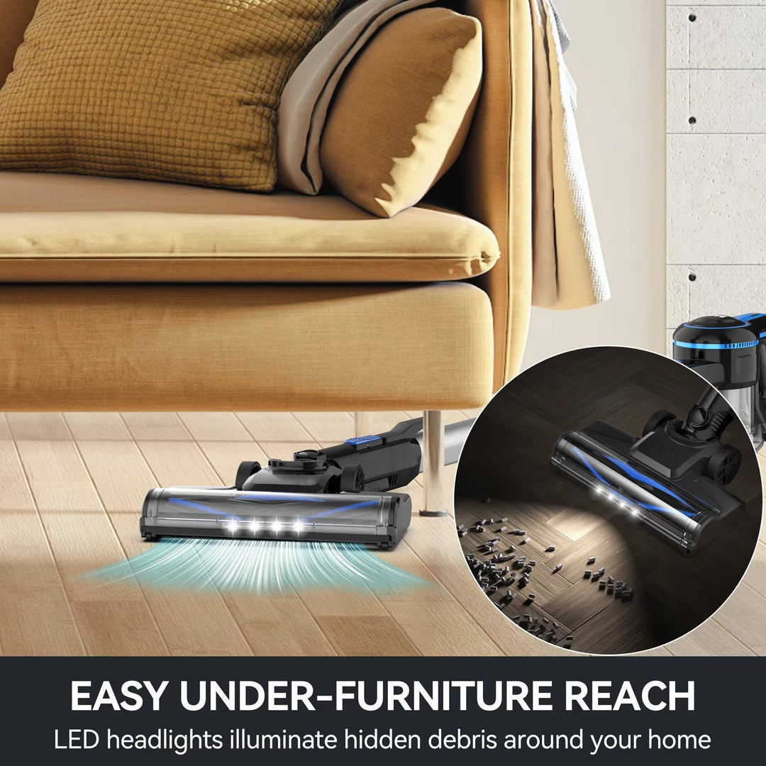 Lightweight Cordless Stick Vacuum with 5-Layer Filtration
