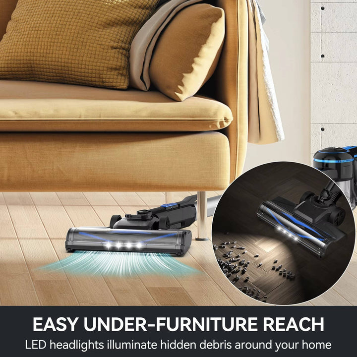 Lightweight Cordless Stick Vacuum with 5-Layer Filtration