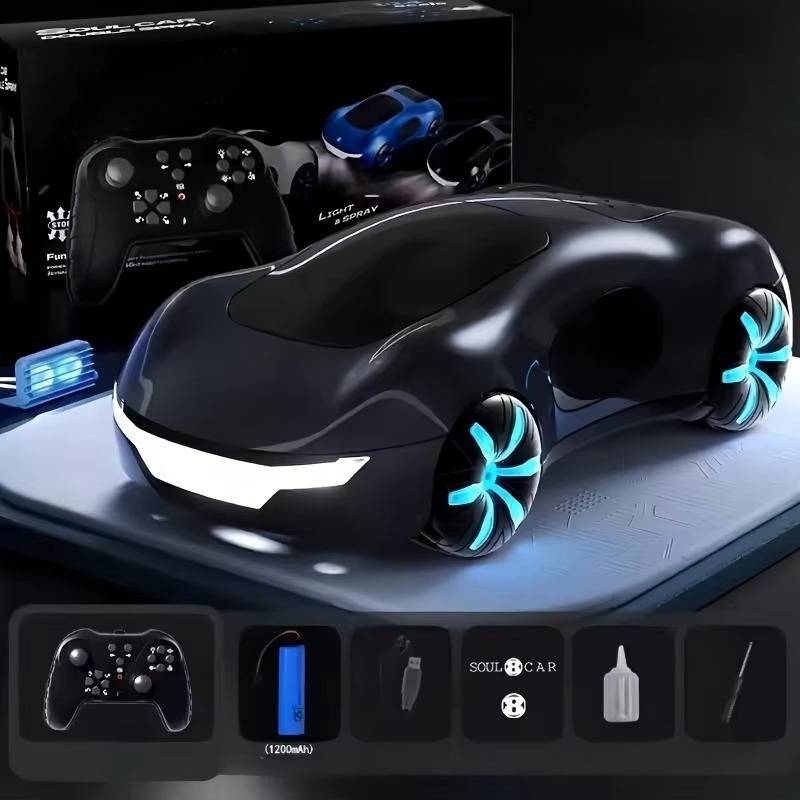 Gesture-Control RC Drift Car with Water Spray and LED Lights
