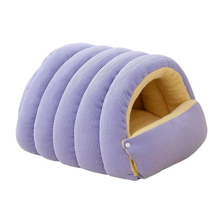 Hendrano™ Enclosed Winter Cat Bed with Soft Fleece Lining and Washable Cover