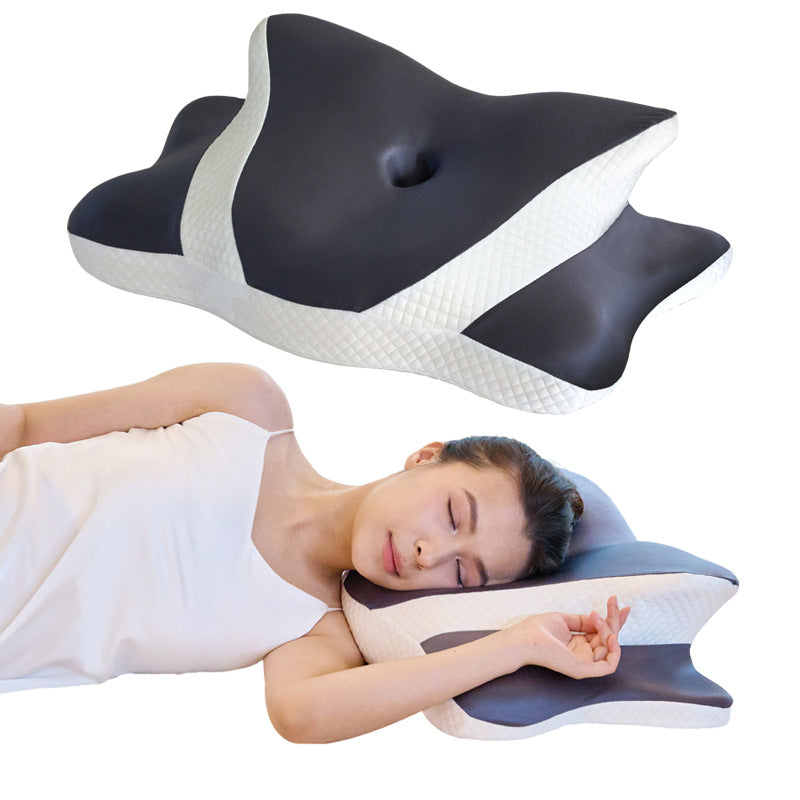 Butterfly Memory Foam Neck Pillow for Deeper Sleep