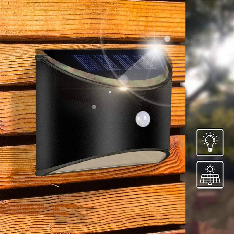Solar Motion Sensor Stair Light for Fences and Decks