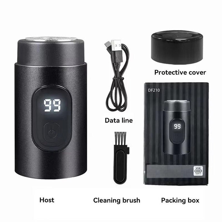 Mini Electric Shaver with LED Display, Wet &amp; Dry Waterproof