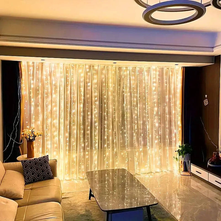 Hendrano™ USB LED Curtain Lights with Remote for Walls and Windows