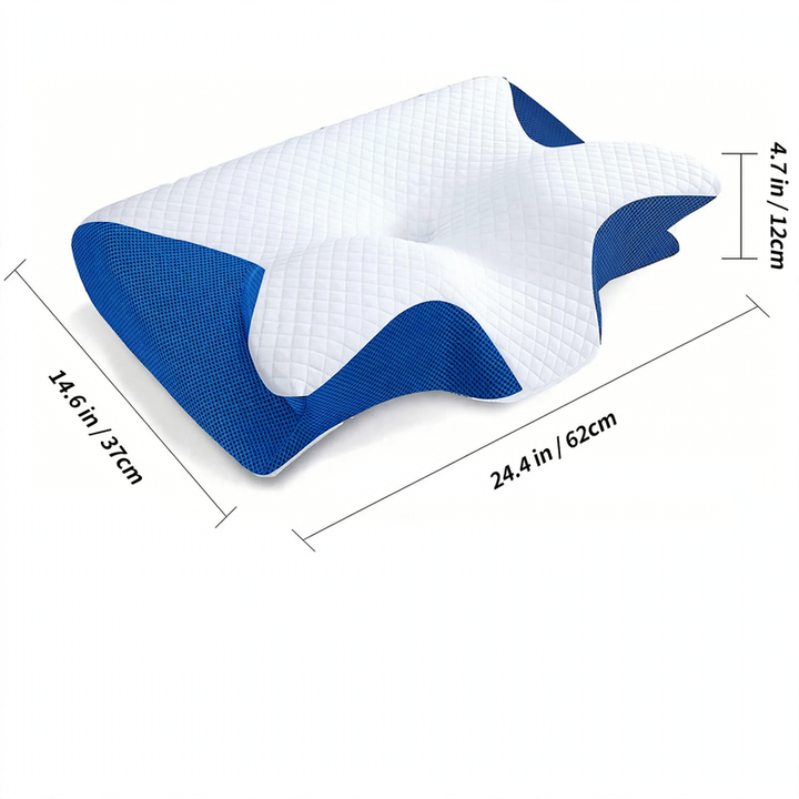Ergonomic Memory Foam Neck Pillow for Restful Sleep