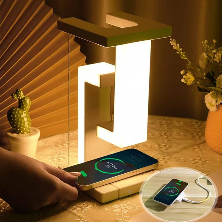 Hendrano™ Floating Orb Desk Lamp with 10W Wireless Phone Charger