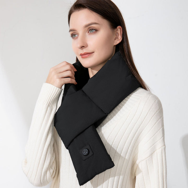 Hendrano™ Heated Neck Scarf with 3 Heat Settings, Soft Cotton
