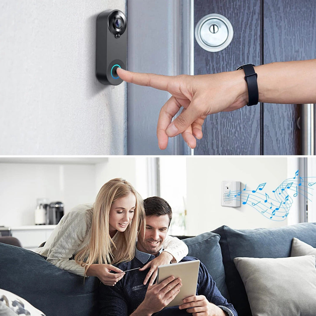 Hendrano™ Wireless WiFi Video Doorbell with 1080p HD and Night Vision