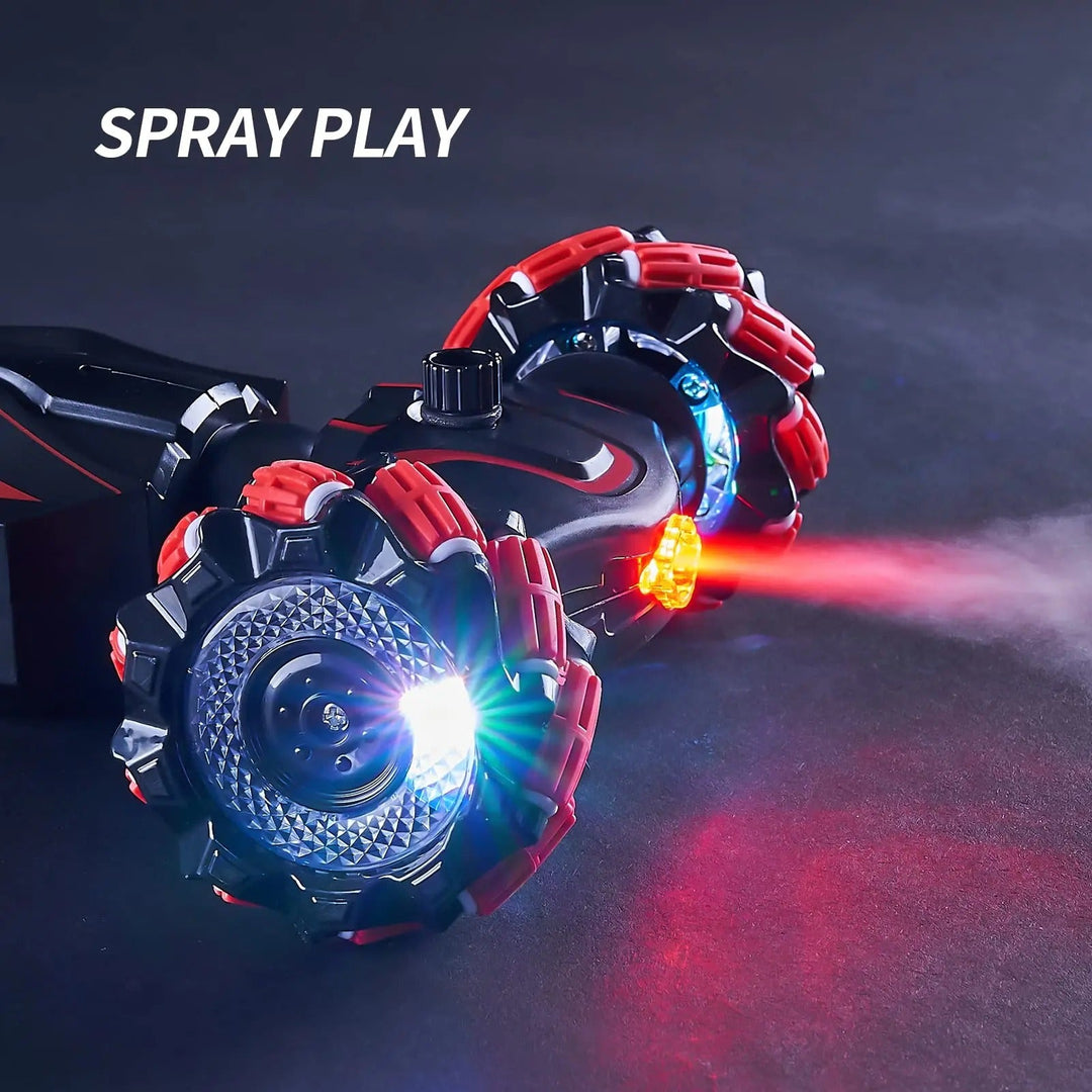 Hand Gesture RC Stunt Car with 4WD, 360° Spins and LED Lights