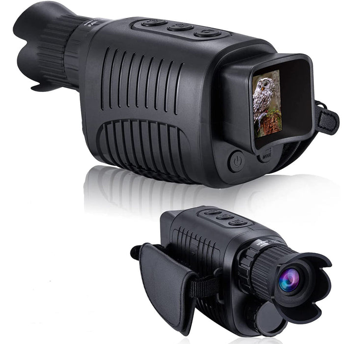 Hendrano™ Compact Night Vision Monocular with 3x Optical Zoom and Infrared