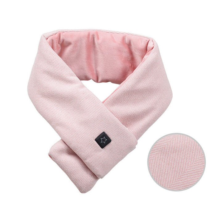 Hendrano™ Heated Neck Scarf with 3 Heat Settings, Soft Cotton