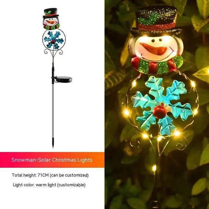 Hendrano™ Solar Snowman Yard Stake Light for Christmas Walkways