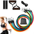 11-piece resistance tube band set