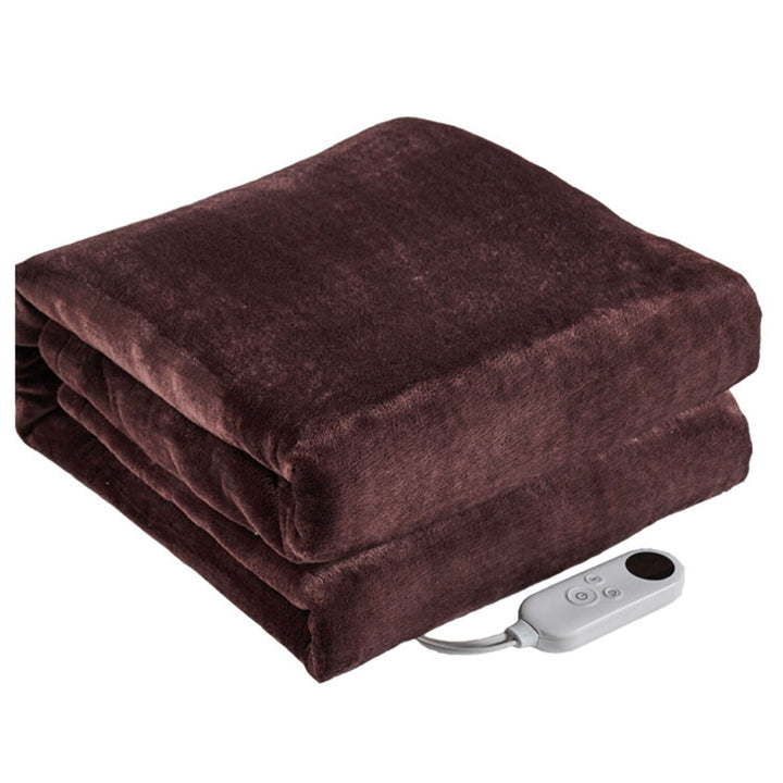 CozyHeat Electric Heated Flannel Blanket with Timer &amp; 6 Heat Levels