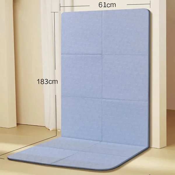 Foldable Yoga Mat with Non-Slip Dual-Sided Grip, 6 mm Thick