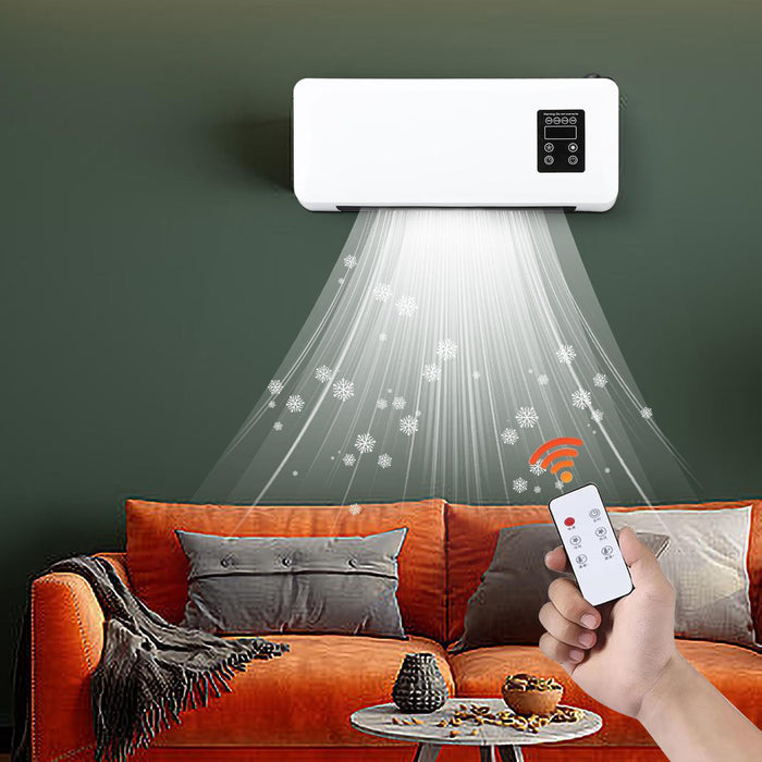 Hendrano Wall Fan Heater with Towel Rail and Cool Fan Mode