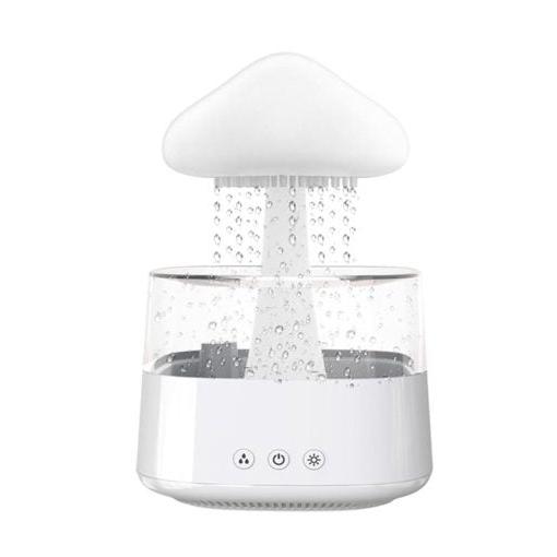 Hendrano™ Rain Cloud Humidifier and Aroma Diffuser with Mushroom Night Light
