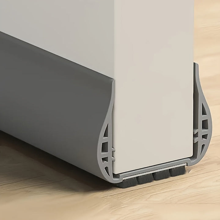 Adjustable Under-Door Draft Stopper with Soft Foam Core