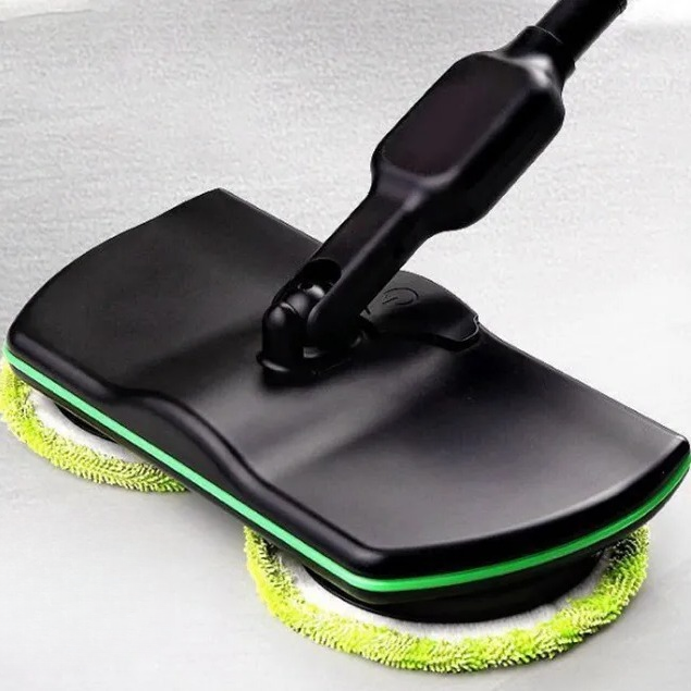 Cordless Electric Spin Mop with Dual Rotating Heads