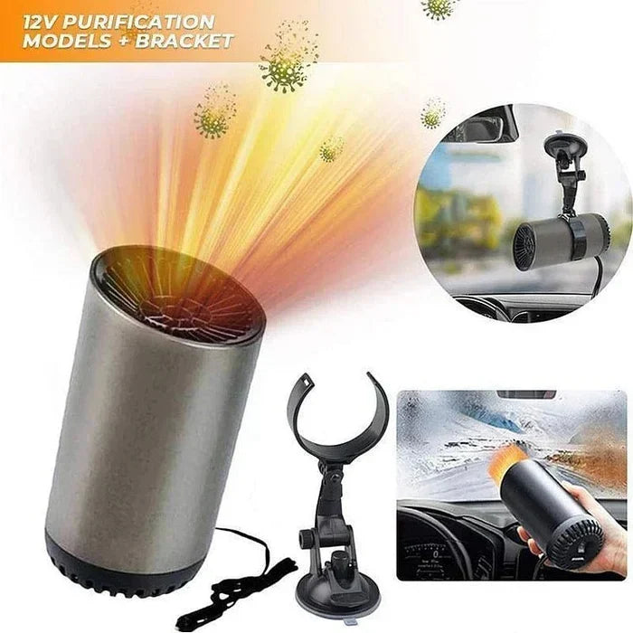 Fast Heating Cup Shape Car Warm Air Blower - Fast Heating &amp; Cooling Adjustable 360 Degree Rotatable Plug and Use for Car, SUV , RV and Truck