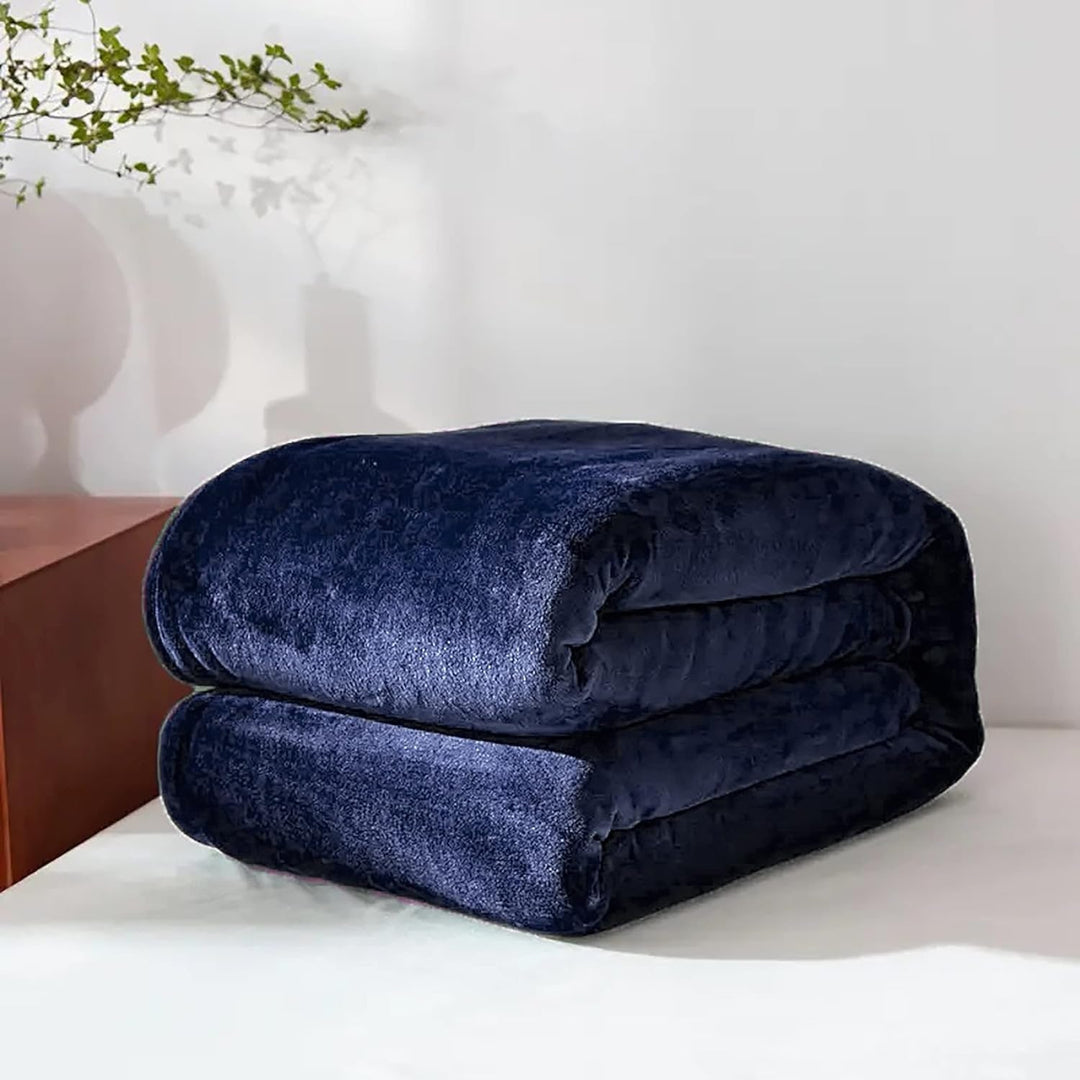 Faux Fur Fleece Throw Blanket with a Mink-Soft Feel