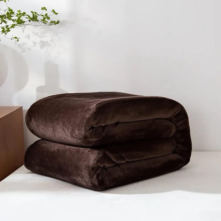 Faux Fur Fleece Throw Blanket with a Mink-Soft Feel