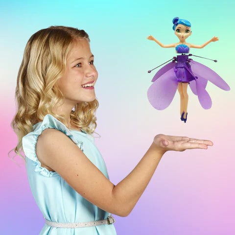 Hand-Controlled Flying Fairy Orb Toy with LED Lights