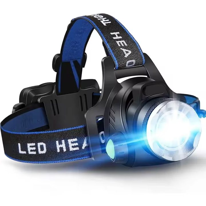 Hendrano™ Waterproof Rechargeable LED Headlamp with Adjustable Zoom