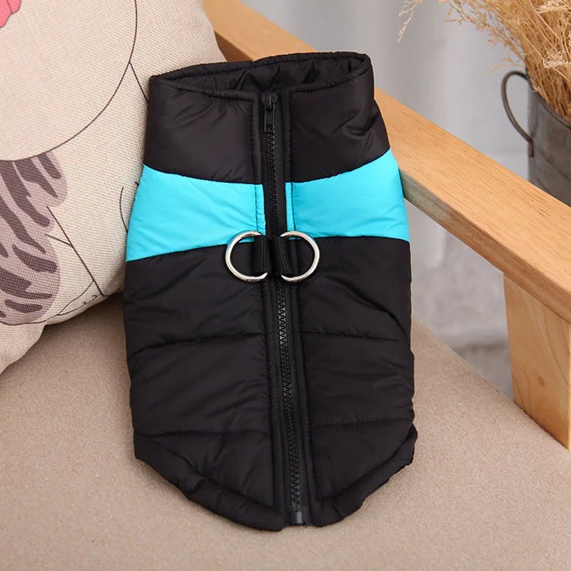 Waterproof Winter Dog Jacket with D-Ring for Small to Large Dogs
