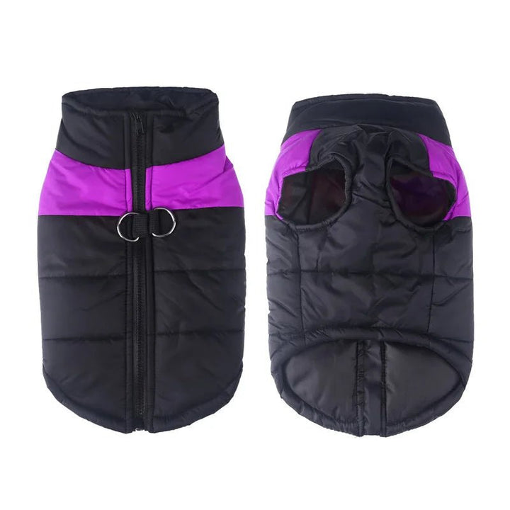 Waterproof Winter Dog Jacket with D-Ring for Small to Large Dogs