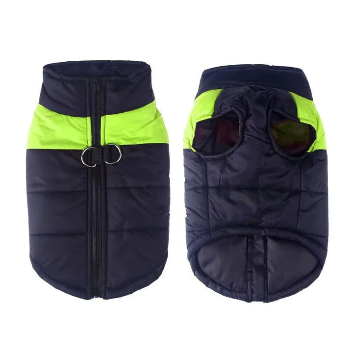 Waterproof Winter Dog Jacket with D-Ring for Small to Large Dogs