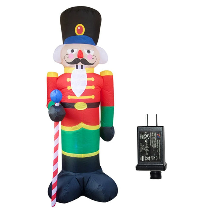 Glowing LED Inflatable Christmas Tree &amp; Elf – Festive Outdoor Ornament for Magical Parties &amp; New Year Cheer