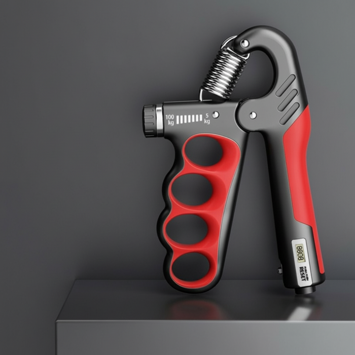 Adjustable Hand Grip Strengthener with Digital Rep Counter