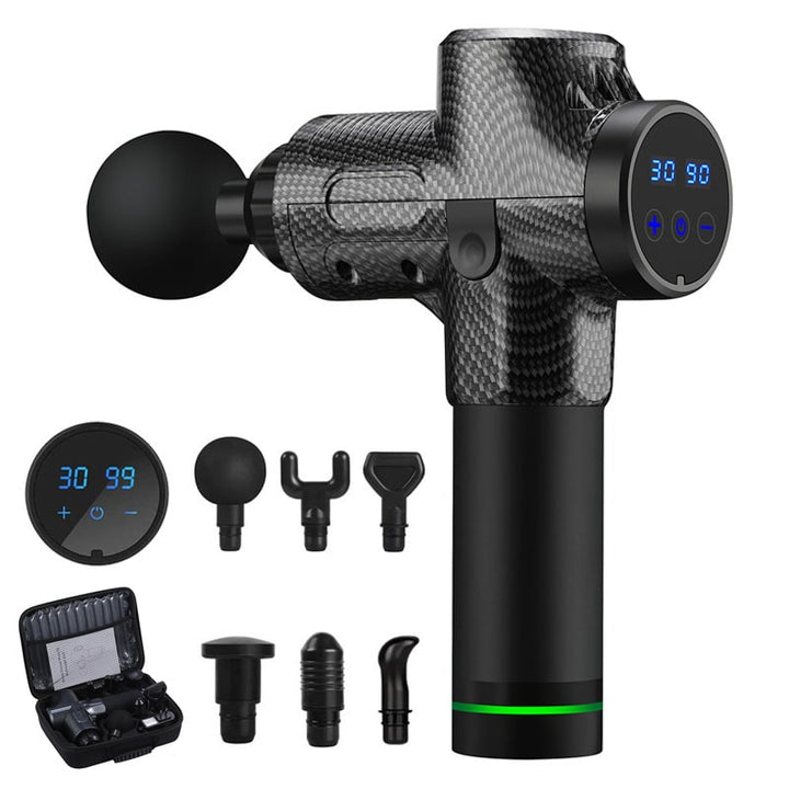 Hendrano™ Handheld Massage Gun with Six Heads and Touch Screen Control
