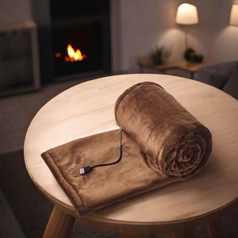 Hendrano™ Wearable USB Heated Flannel Blanket with 3 Settings