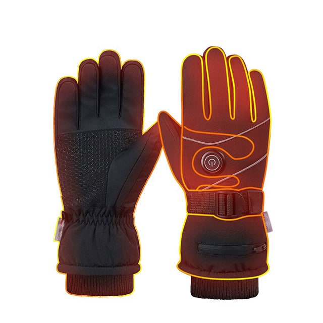 USB Rechargeable Heated Mittens with 3 Heat Levels