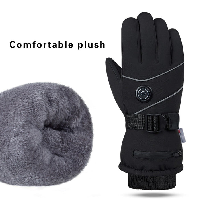 USB Rechargeable Heated Mittens with 3 Heat Levels