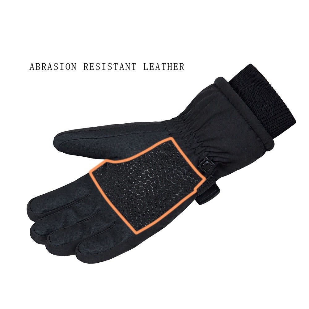 USB Rechargeable Heated Mittens with 3 Heat Levels