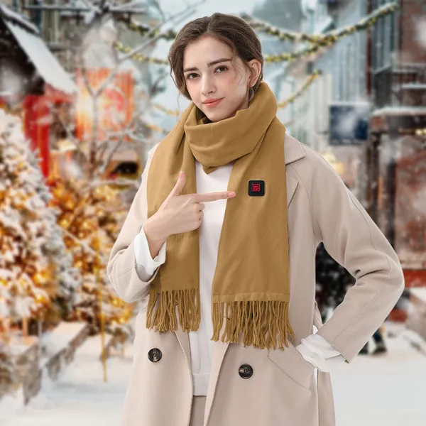 Hendrano™ Heated Fleece Scarf with USB Power and 3 Heat Levels