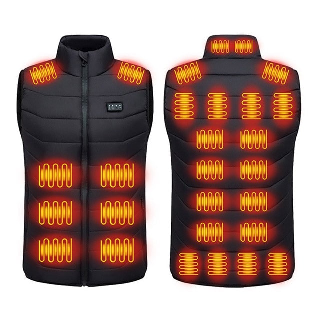 Hendrano™ Quilted USB Heated Vest with Multiple Heating Zones